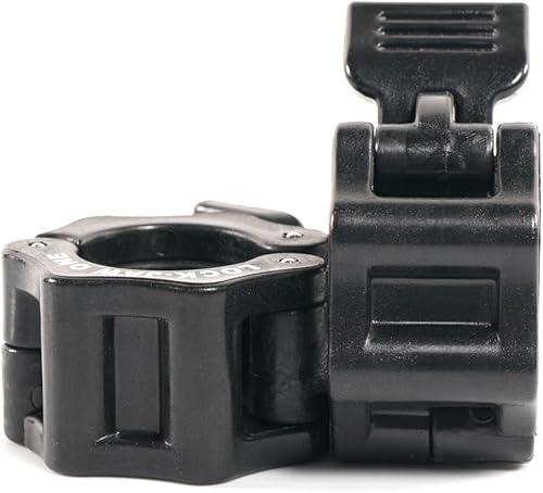 Lock-Jaw - Par de collar de barra de 1 pulgada (negro)