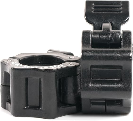 ironcompany Lock-Jaw 1 Inch Barbell Collar Pair Black