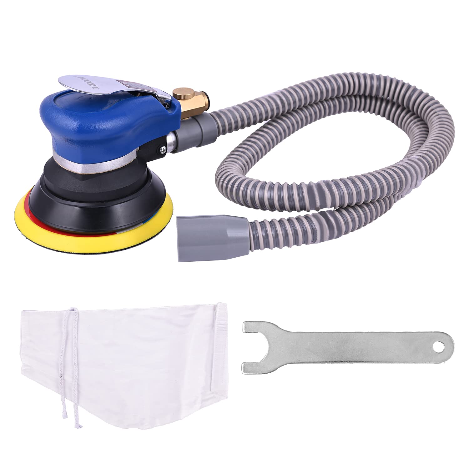 See full amazon price history chart for IZOM IZ-980-5V 5"(125 mm) Pneumatic Random Orbital Sander with Hose and Suction Bag Ideal for Fine Finishing on Woods, Metals & Fiberglass IZOM IZ-980-5V 5"(125 mm) Pneumatic Random Orbital Sander with Hose and Suction Bag Ideal for Fine Finishing on Woods, Metals & Fiberglass (B0BNJ8PTY6) Amazon Price History, Amazon Price Tracker