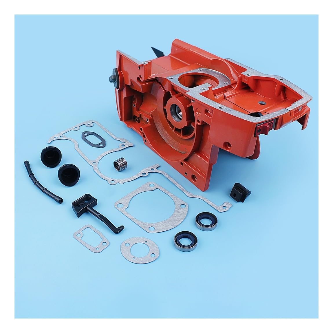 Kit de reparación Juntas del cárter Motor, Compatible con Motosierra 61, 66, 266, 268, 272 y 272XP, Repuesto 501779901