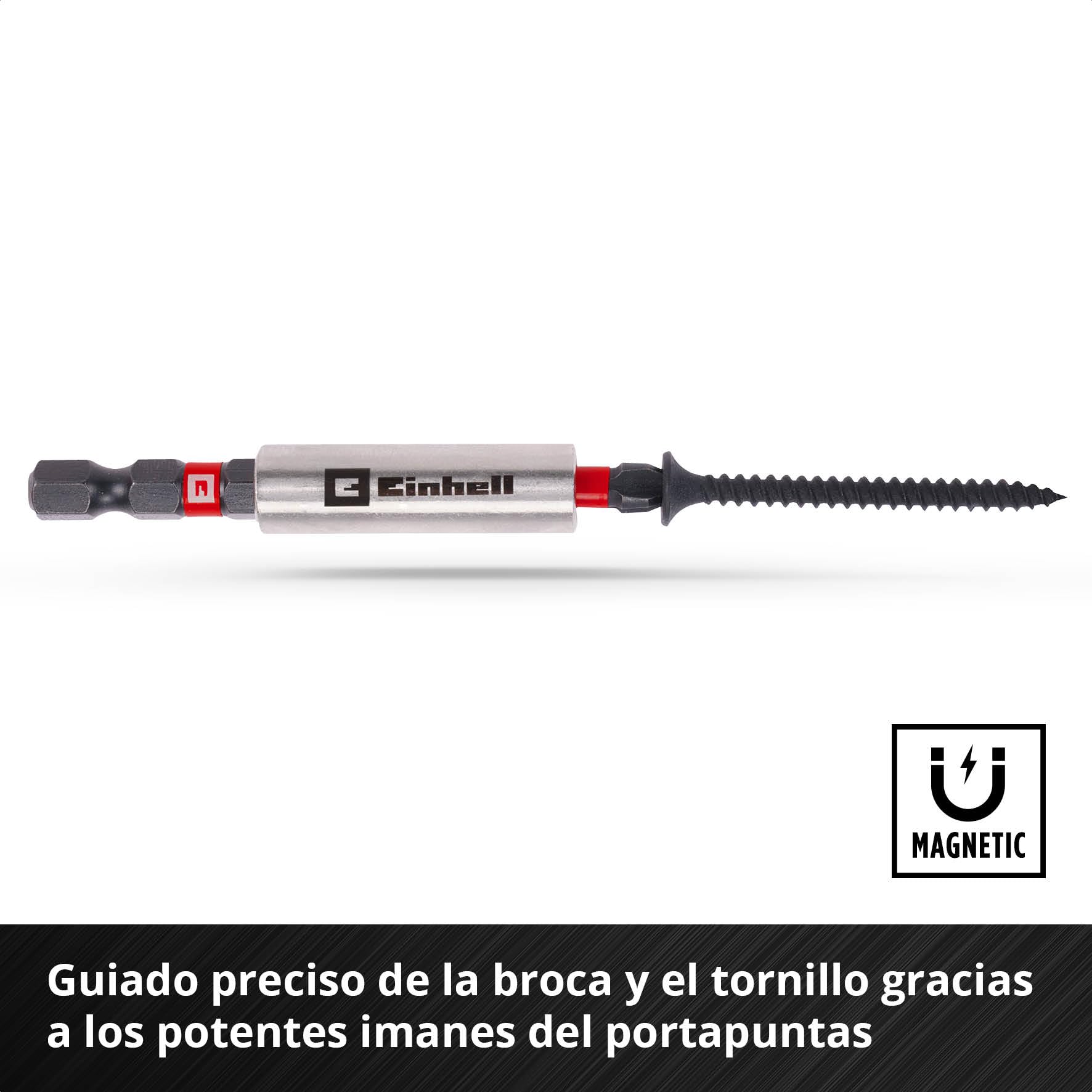 Einhell M-CASE - Juego de 35 brocas de impacto y llaves de vaso (puntas de 25 mm, puntas de 50 mm, llaves hexagonales, enchufes largos, adaptador de enchufe, soporte de brocas de 60 mm, incluye caja
