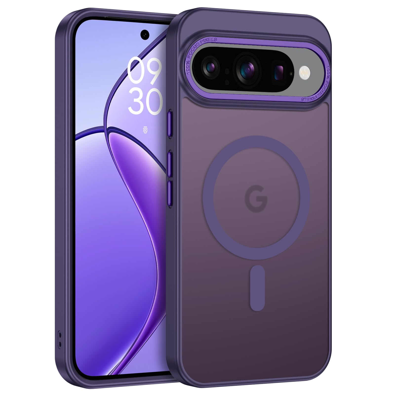 Coque Google Pixel 10 MagSafe GaoBao antichoc transparente mat - 8
