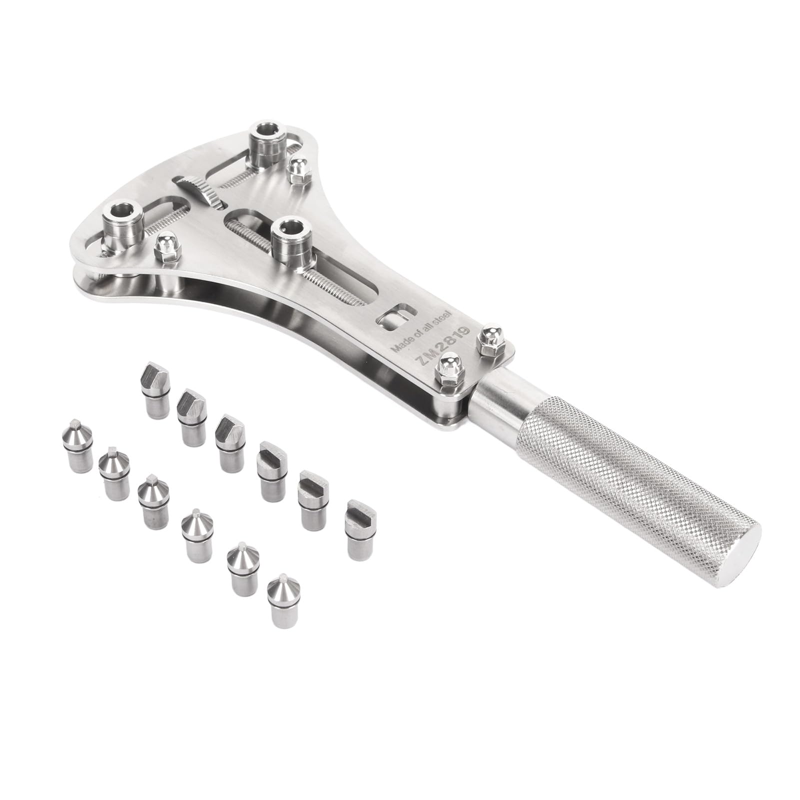 Strumento Per La Rimozione Della Cassa Dell'orologio, Strumento Di Riparazione Regolabile Per Orologi Da Polso, Kit Di Accessori, Chiusura A Pressione E Aprire Le Viti - Foto 5