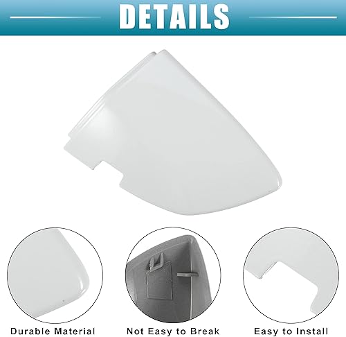 Miniatura 3 de ACROPIX Funda para manilla de puerta exterior delantera izquierda para Volkswagen Jetta, 1 unidad, color blanco