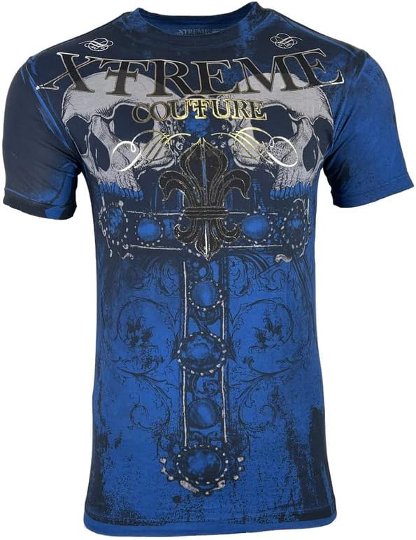 Xtreme Couture by Affliction - Camiseta para hombre, color azul