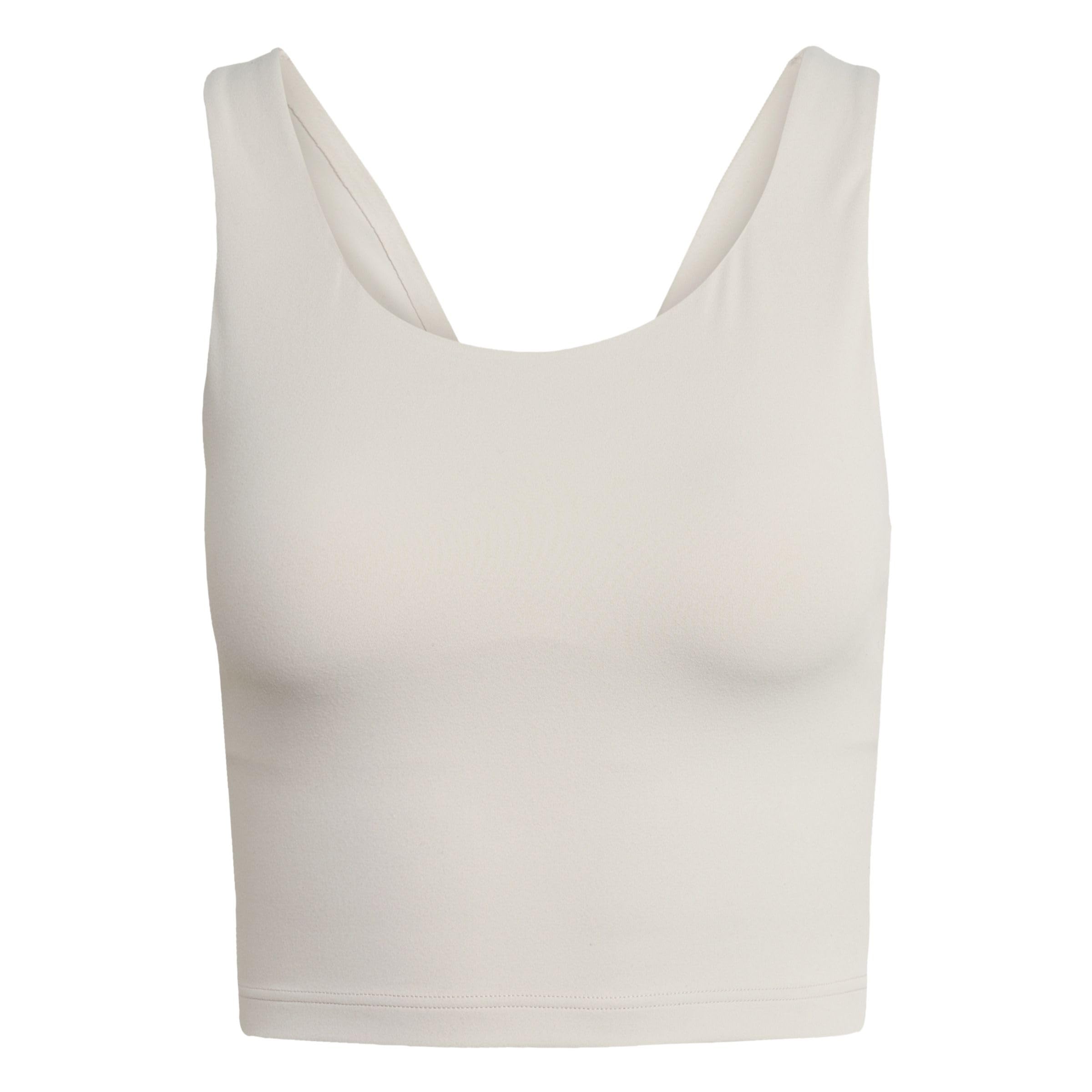 adidas Women's All Me Medium Support Bra Tank, Wonder Alumina, XS
