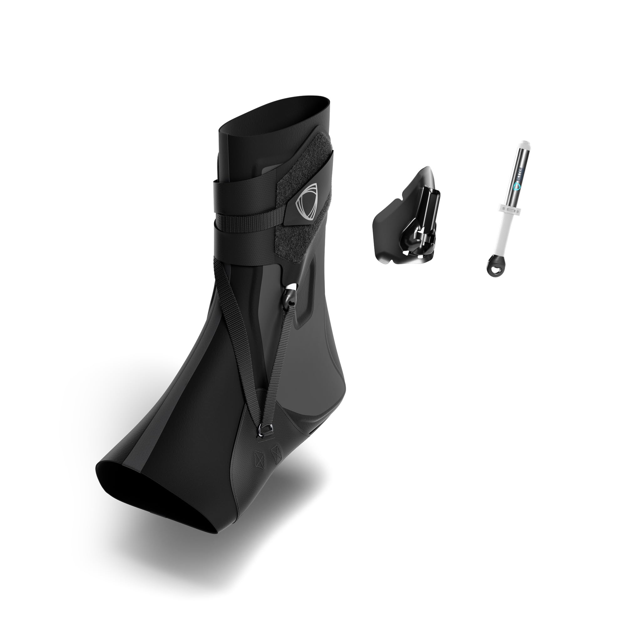 BETTERGUARDS MAX - Tobillera deportiva ligera para hombre y mujer | Estabilizador de tobillo para mayor comodidad y libertad de movimiento | Ajuste transpirable sin compresión para deporte (negro, L