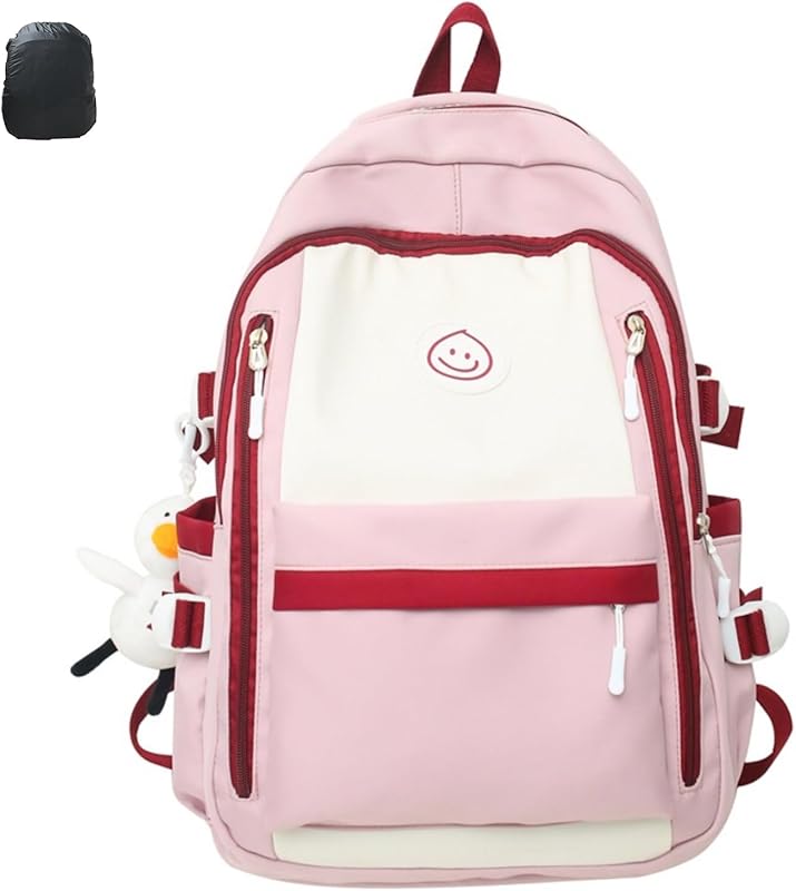 Mochila de grande capacidade, mochila de estudante simples e moderna, mochila de notebook à prova d'água, capa de chuva em oferta na Shopee Mochila de grande capacidade, mochila de estudante simples e moderna, mochila de notebook à prova d'água, capa de chuva em oferta na Shopee