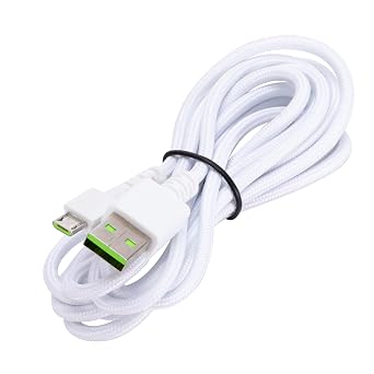 Alphatec Razer USB Charging Cable Replacement, Compatible with Naga Pro, DeathAdder V2 Pro, Viper Ultimate, Basilisk Uitimate Mouse, Data Sync & Power Supply