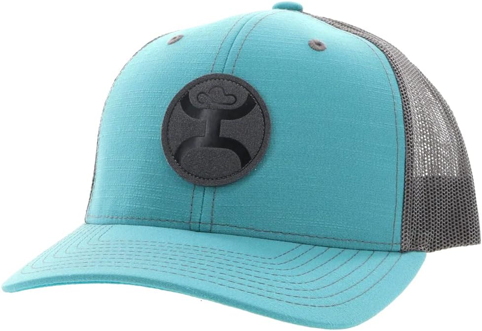 Men's Blush Adjustable Snapback Hat (US, Alpha, One Size, Teal/Grey)