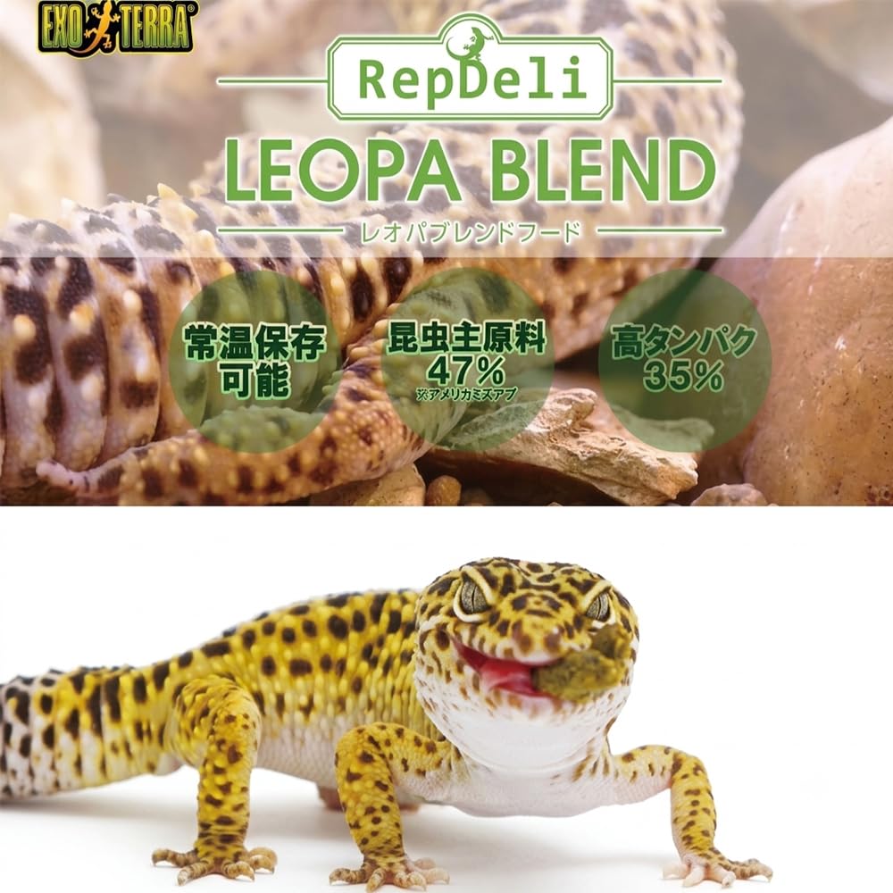 Amazon | ジェックス レオパブレンド フード トカゲ ヤモリ 爬虫類 餌