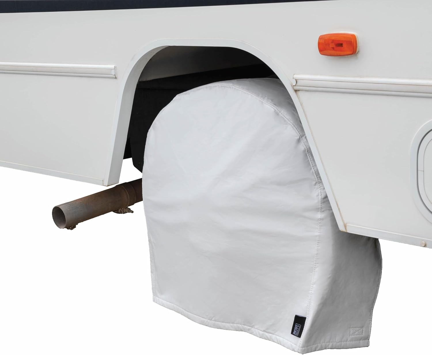 Modern Leisure Sport RV Wheel Covers, 2-Pack, 24-27," White