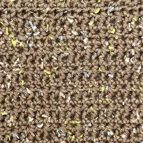 Image of Tweed Twinkles Soft Baby Yarn for Crocheting, 4-Pack (696Yds / 400G), Free Patterns - Acrylic Baby Blanket Knitting Yarn with Flecks - Size 3 DK Light Worsted Weight - Peanut Brown