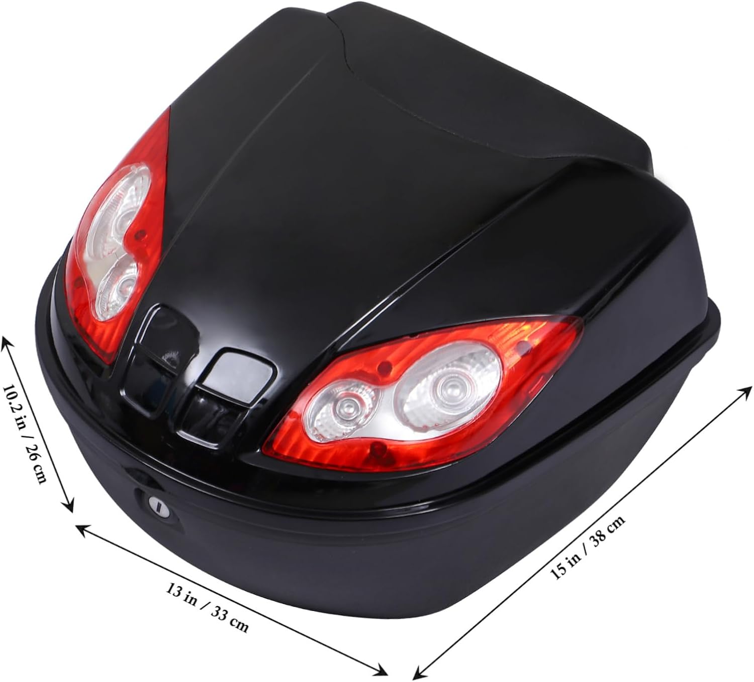 Cabilock Motorcycle Supply Rear Box Tail Trunk Luggage Case Large Capacity Comfort Fit Plastic Motorcycle Fittings