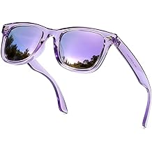Polarized Sunglasses for Women &amp; Men - UV400 Mirrored Beach Eyewear, Designer Unisex Fashion Sunglasses w/Medium Fit