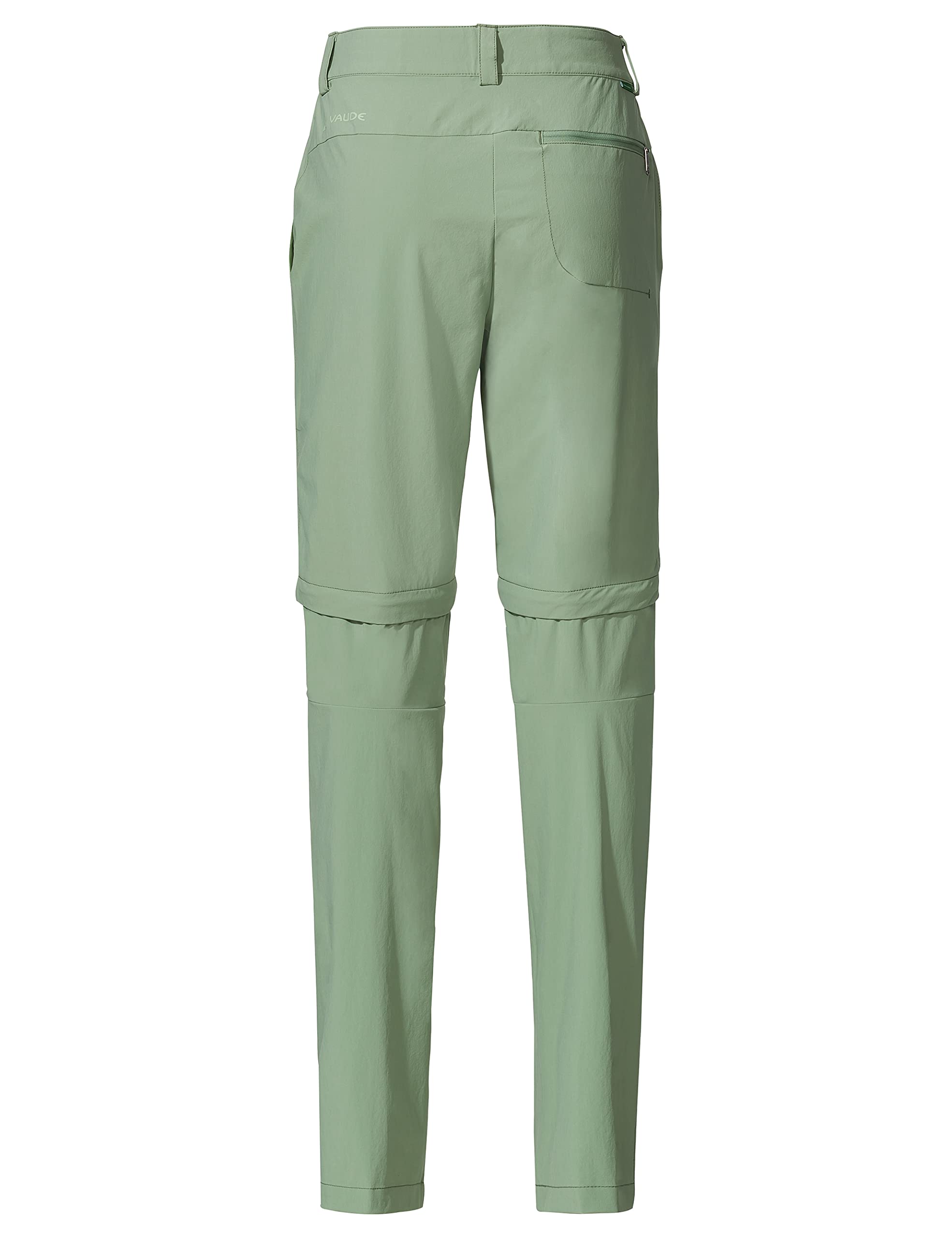 VAUDE Wanderhose Damen Farley Stretch Zip-Off Hose II – Grün, 38-Short – Ansicht 2