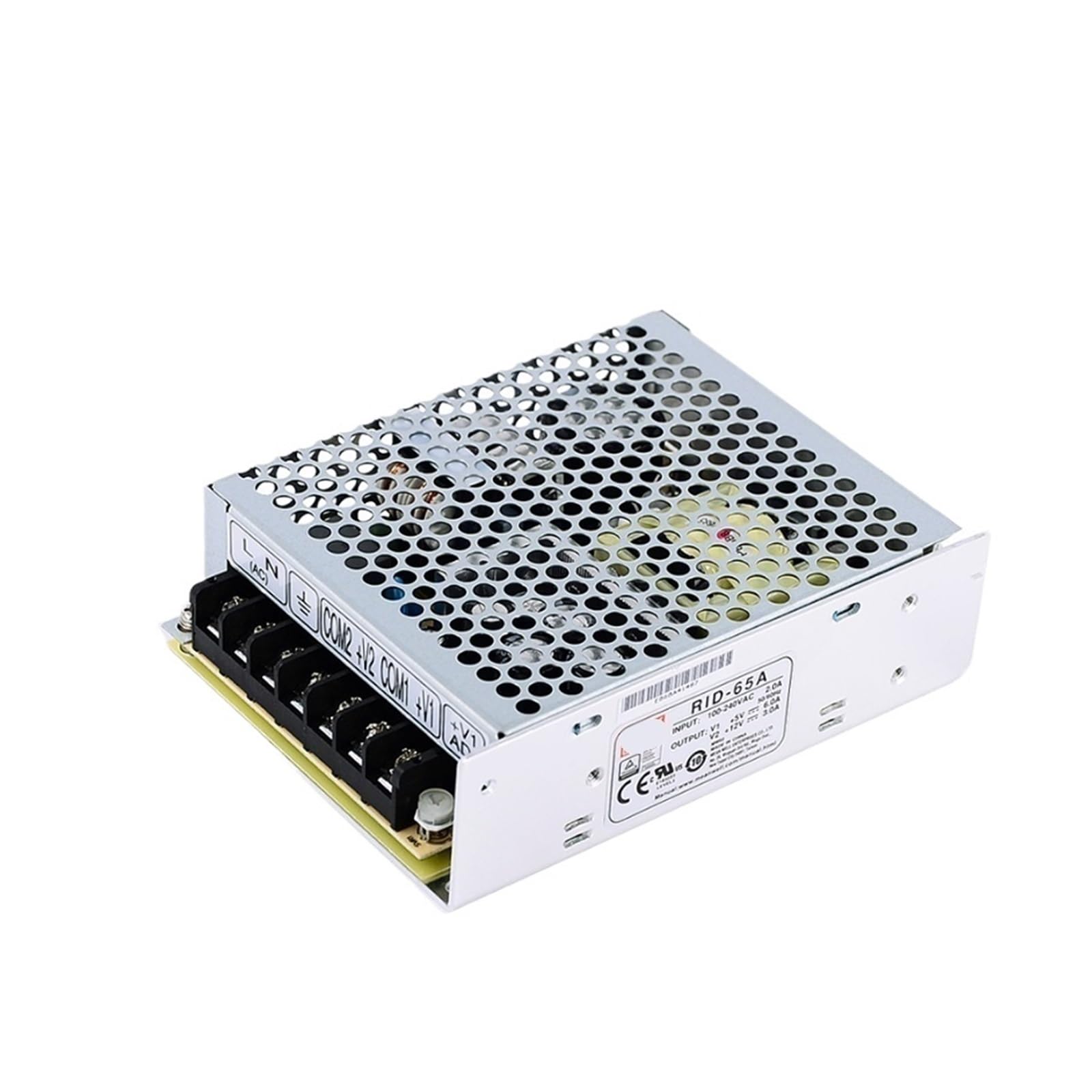 ANERTQUIH RID-65 RID-65A | 5V 12V RID-65B | 24V 65W Dual Output Switching Power Supply 5V12V24V(Rid-65a 5v 12v)