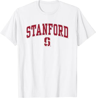 Stanford Cardinal Arch Over White Officially Licensed T-Shirt