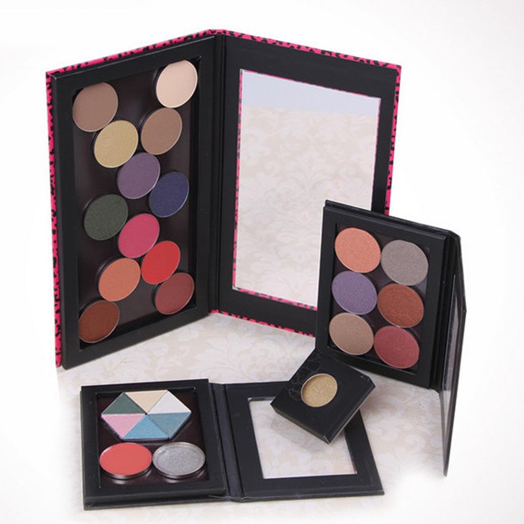 Empty Magnetic Eyeshadow Palette Makeup Cosmetic DIY Palette Croco Smallconcealer Face Makeup Health-image-23