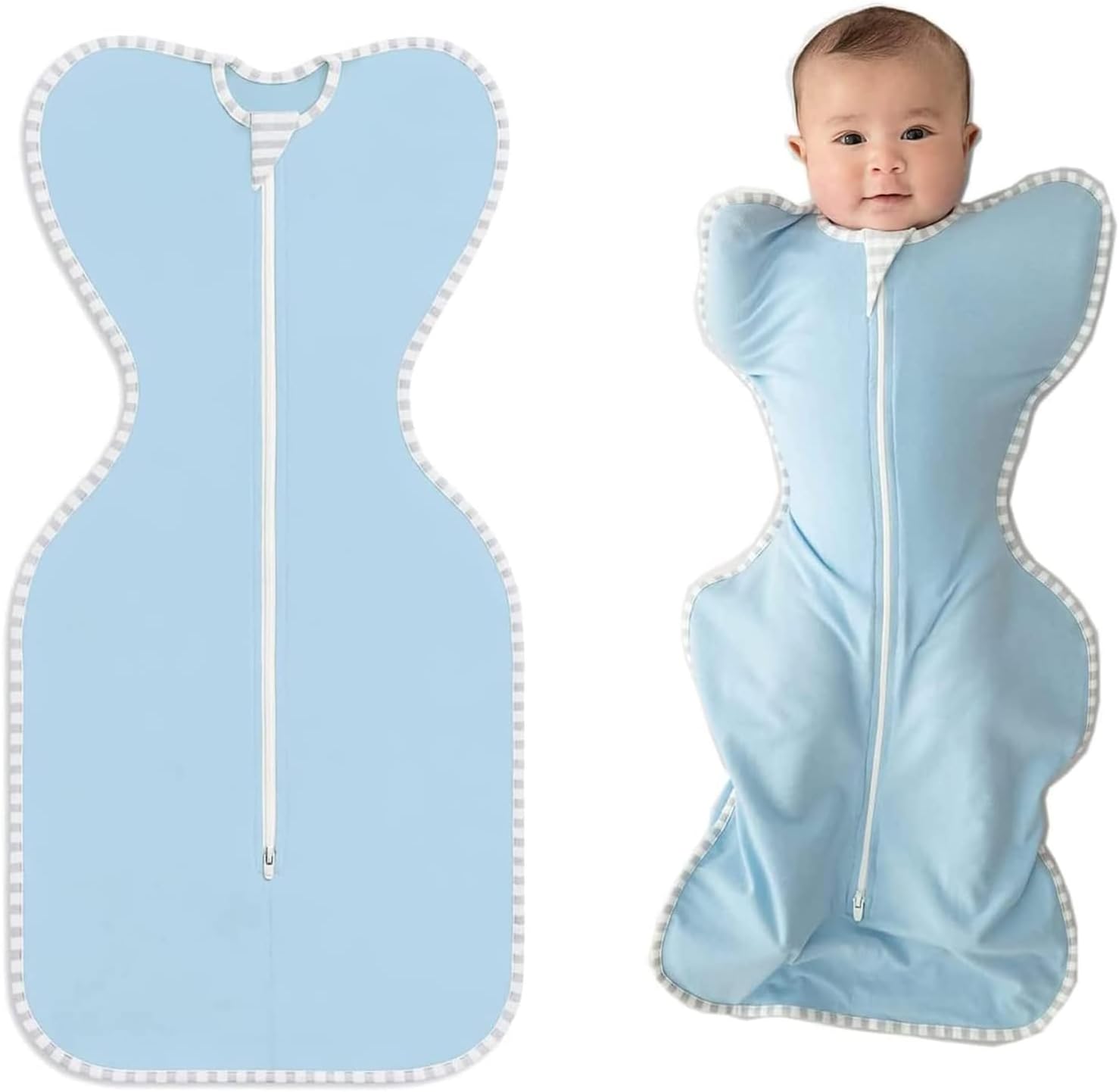 sheful Baby Swaddle Wrap Swaddle Blanket for 0-3 Months Baby Girls Boys Receiving Swaddling Wrap Boys Girls Ultra-Soft Newborn Sleeping Wraps for Infant Baby Gift - Blue