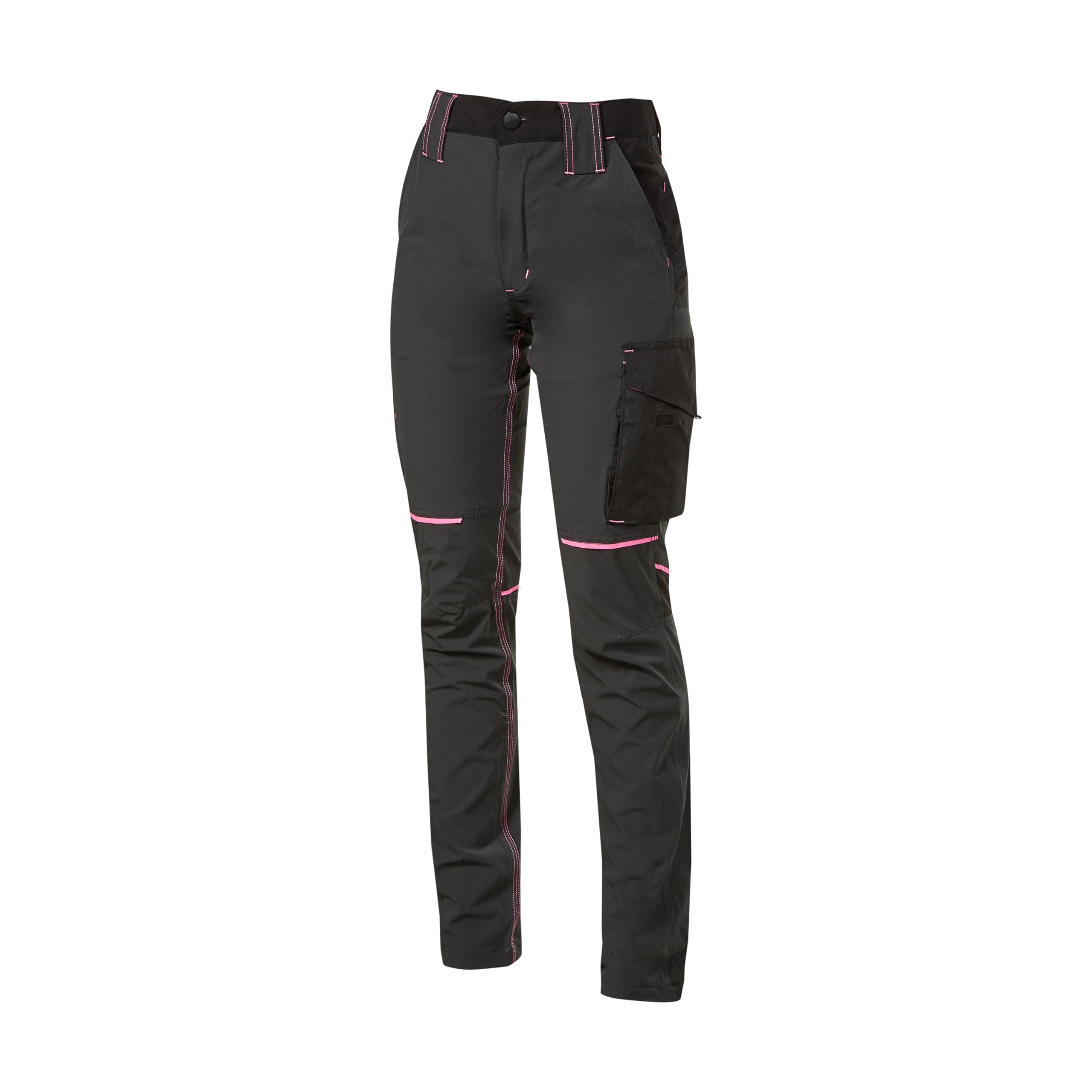 Pantalone da lavoro World Lady grigio fucsia tg. L