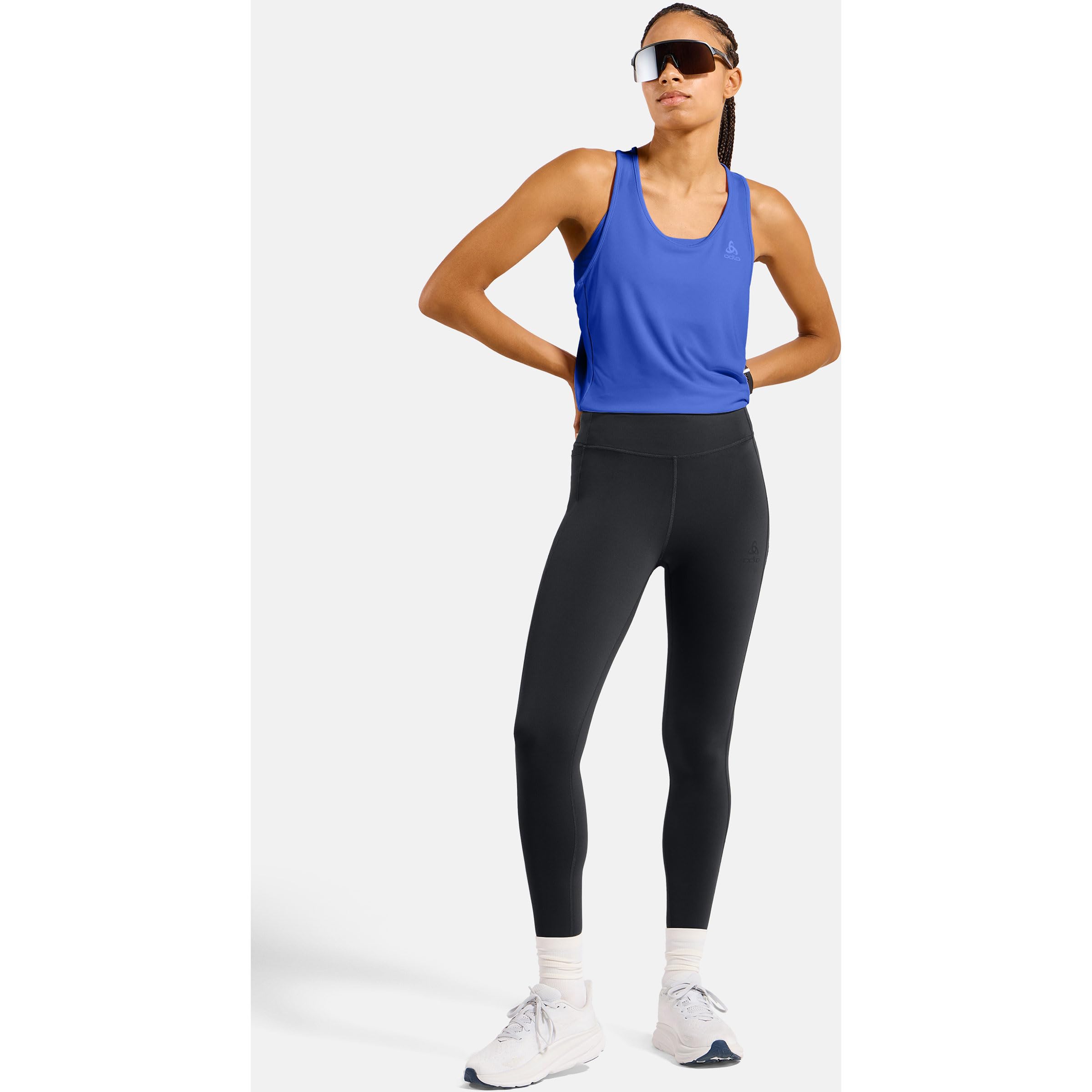 Odlo Essential Tank Essential - Maglietta da Corsa da Donna, a Maniche Corte, Sportiva, per Fitness Donna