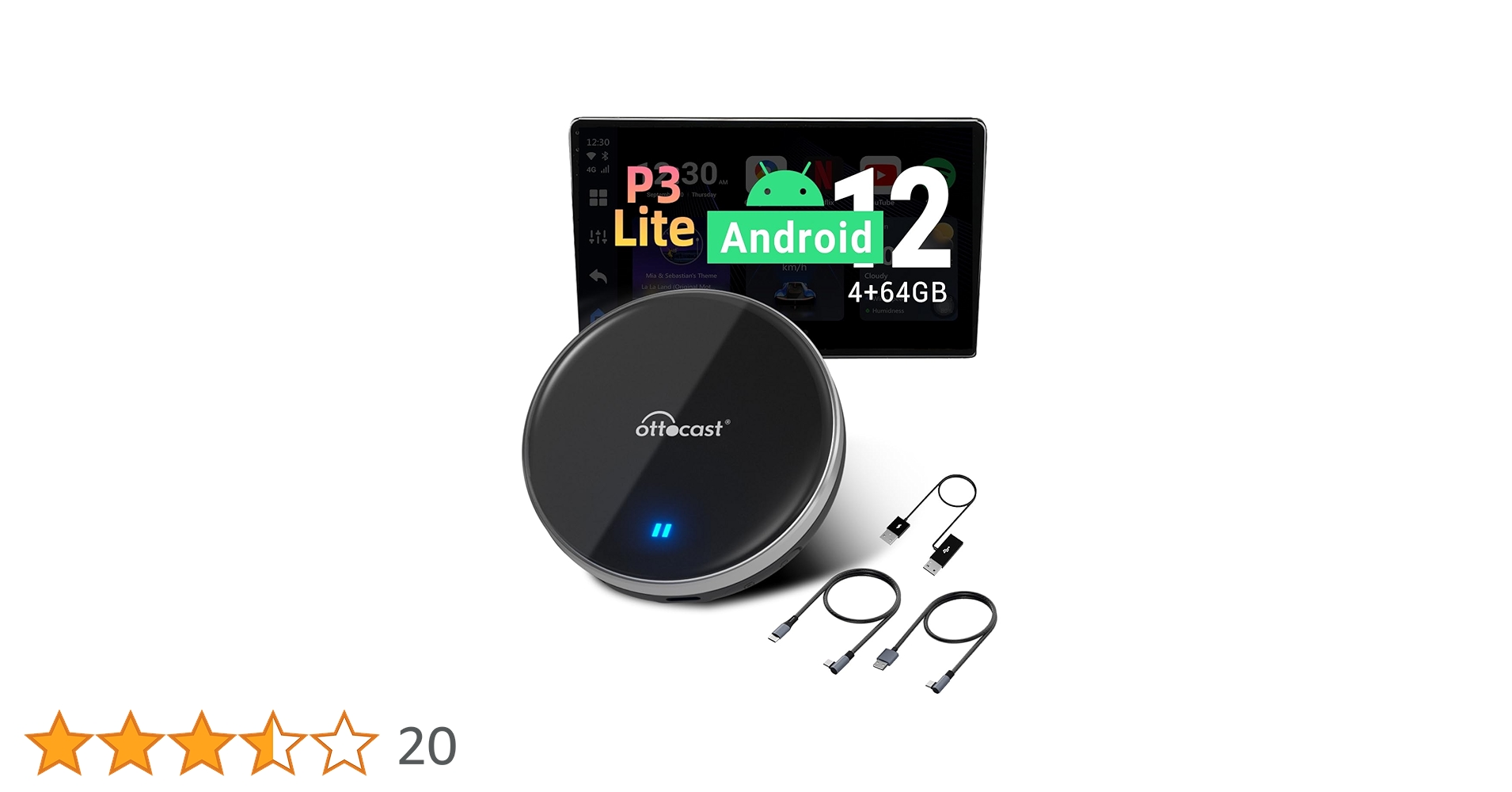 Amazon.co.jp: 【オットキャスト公式 】Ottocast OttoAibox P3