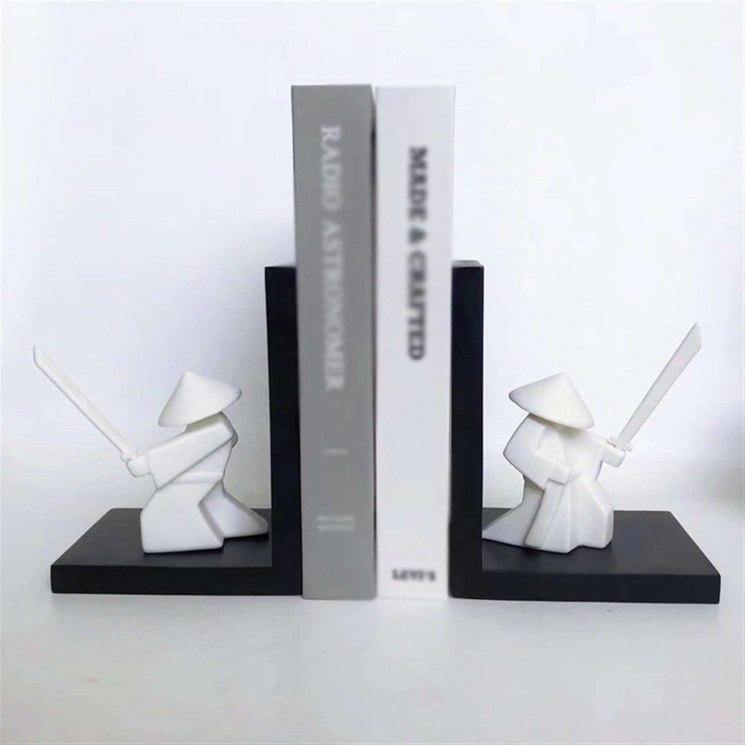 Book Ends Bookends Resin Bookends Bulk Book Ends for Shelves Decorative Bookends Chinese Zen Bookends for Shelves Office Home School Book Ends for Shelves