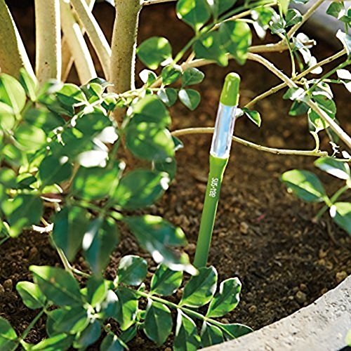 Sustee Aquameter (Small Green Refillable - Bundle of 2) - House Plant Soil Moisture Meter, Humidity Sensor Probe, Water Level Indicator - Best for Indoor Potted Plants