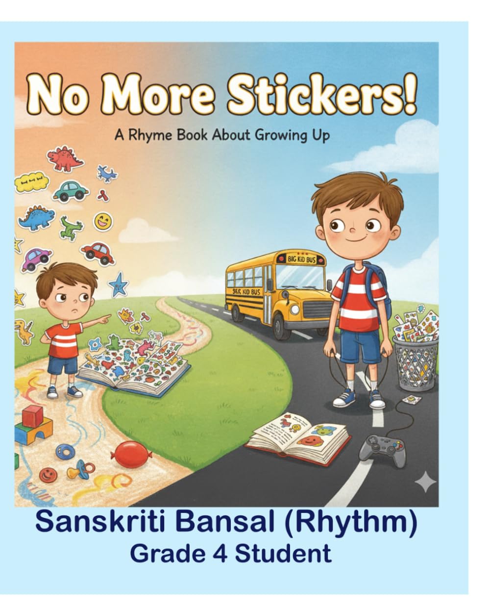 No More Stickers!: A Heartwarming Journey from Toddlers to 'Big Kids': Embracing Growth, Independence, and Life's Milestones Through Playful Rhymes and Relatable Tales