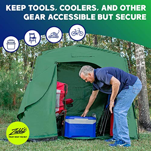 The YardStash IV: Heavy Duty, Space Saving Outdoor Storage Shed Tent