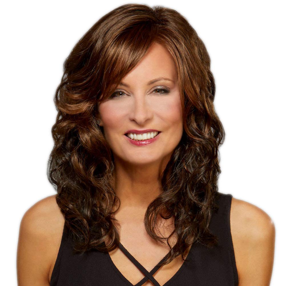 Mane Attraction (Hollywood) - Synthetic Front Lace Wig in NUTMEG