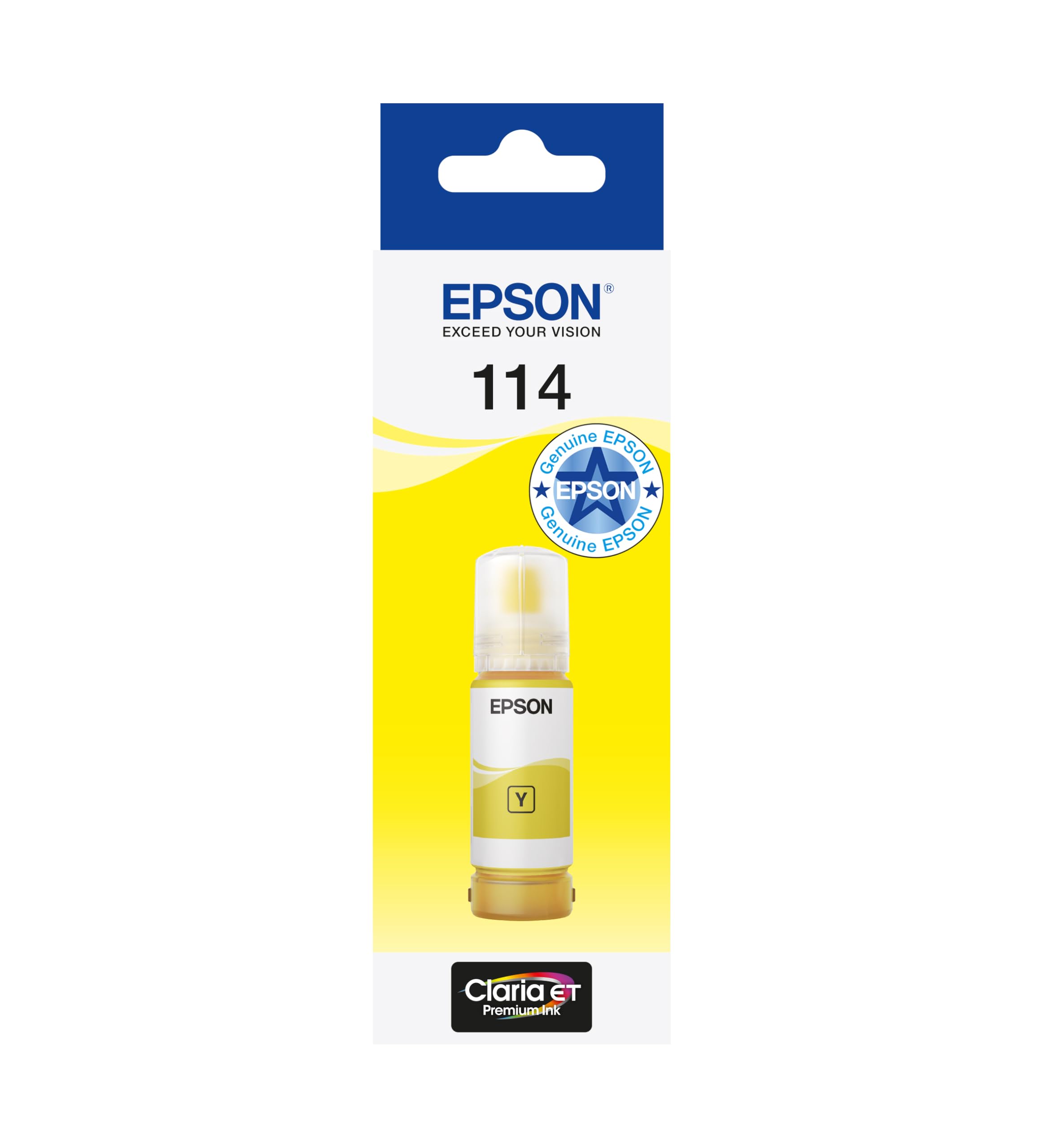 EPSON - 114 EcoTank Yellow ink bottle,70ml