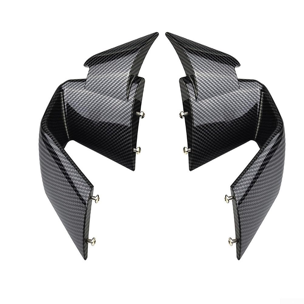 Aileron avant avec ailettes fixes en fibre de carbone pour BMW S1000RR et M1000RR modèles 2019, 2020, 2021, 2022