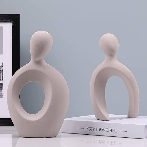 Miniatura 5 de LINYTHER Esculturas para parejas, decoración del hogar, matrimonio, regalo para esposa, regalo de compromiso genial, escultura de aniversario de