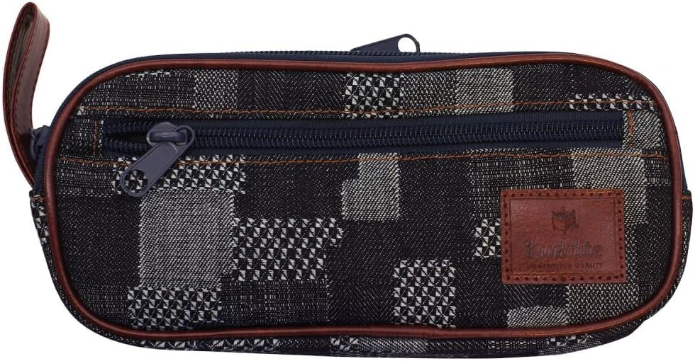 Luddite 4580625033363 Pencil Case, Gusset, Navy Blue