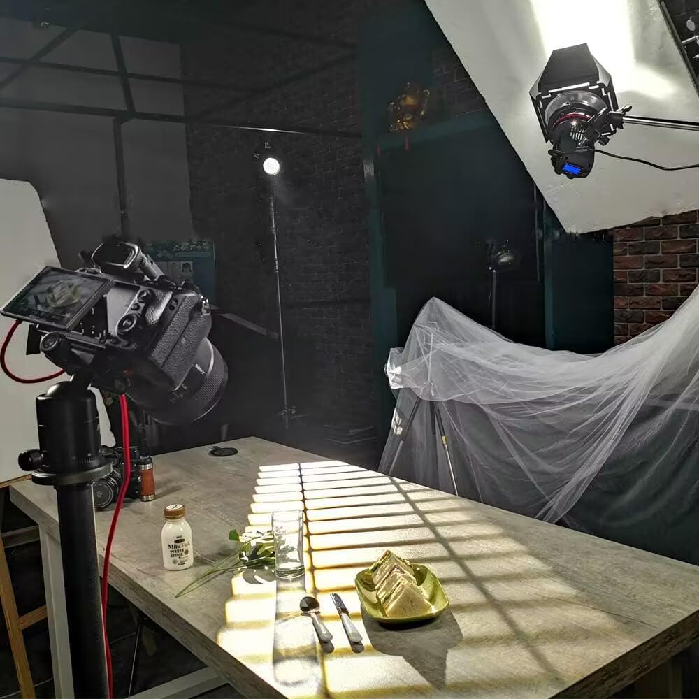 GOBO Set pour Optique snoot en Alliage d'aluminium Bowens Mount 13 Cartes Graphiques Gobos,plaques métalliques avec Motifs Creux,Accessoires Photo pour Godox Soonpho AMBITFUL(Group III)