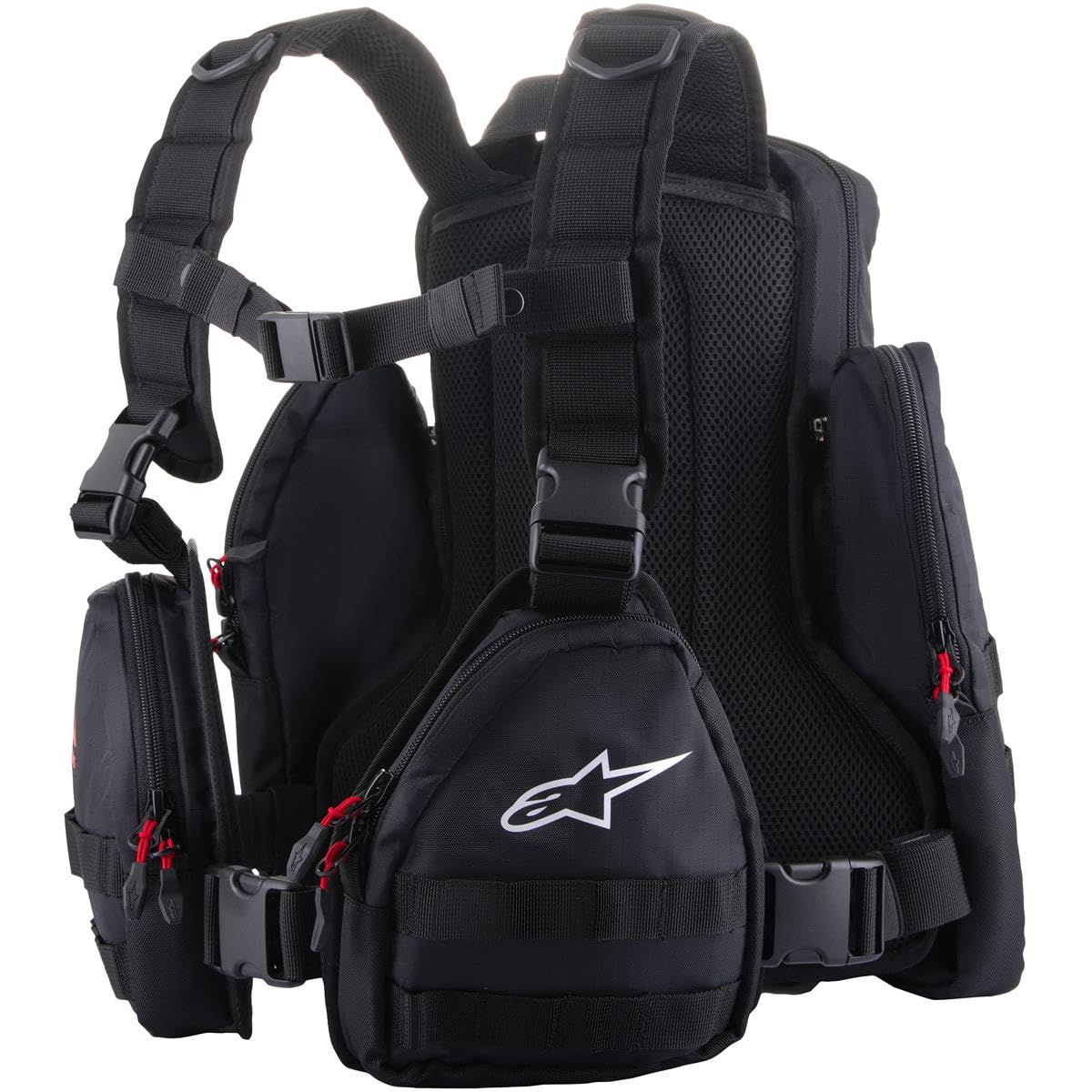 Alpinestars Techdura Tactical Zaino, nero/bianco, unica taglia