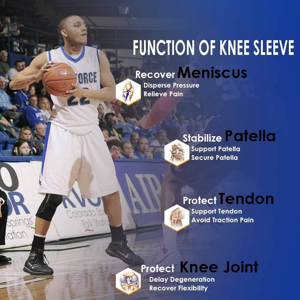 Exclusive Discount 70% Price GIVERARE 2 Pack Knee Brace, Professional Knee Sleeve, Premium Knee Compression Sleeve, Knee Support for Men&Women Meniscus Tear, Arthritis, Joint Pain Relief, Hiking, Running, Weightlifting, Workout-S New Product GIVERARE 2 Pack Knee Brace, Professional Knee Sleeve, Premium Knee Compression Sleeve, Knee Support for Men&Women Meniscus Tear, Arthritis, Joint Pain Relief, Hiking, Running, Weightlifting, Workout-S