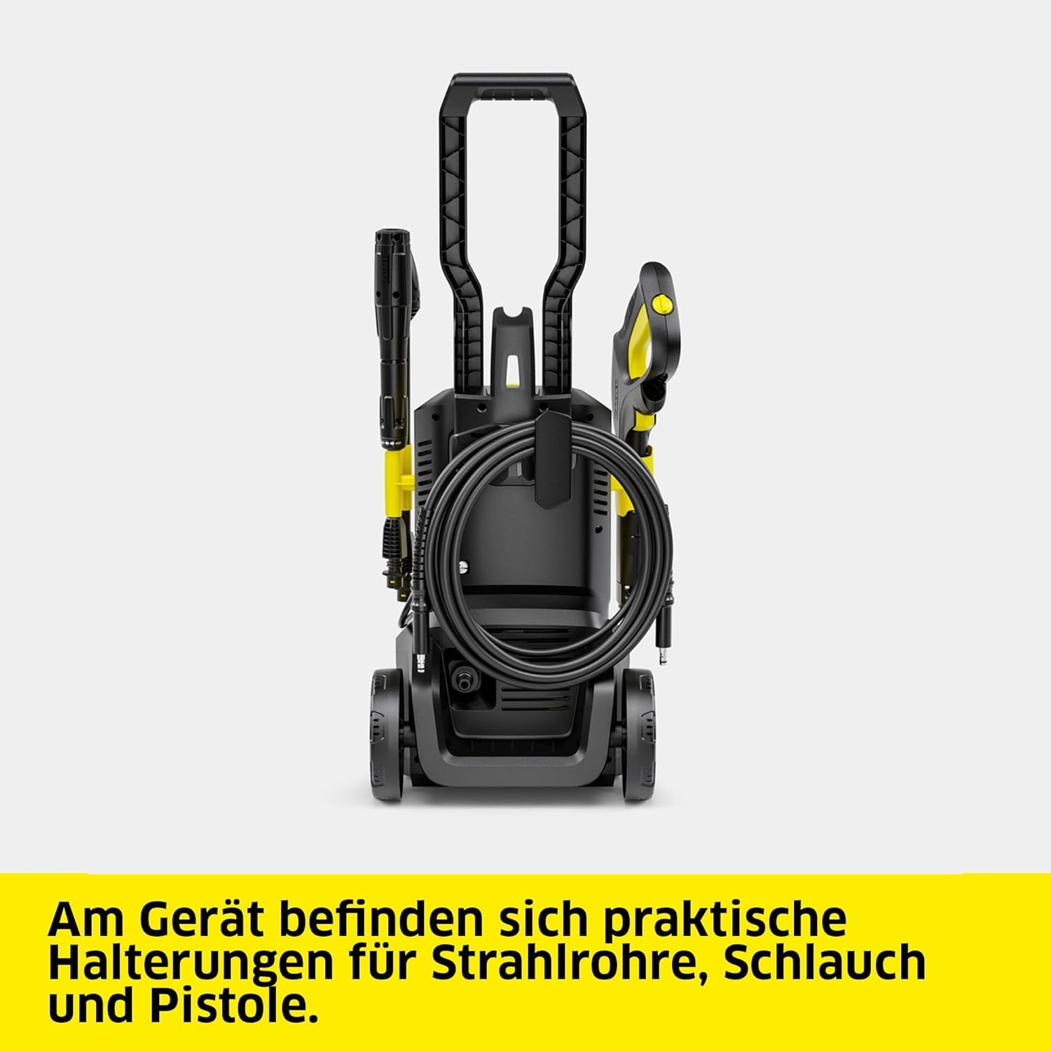Kärcher Hochdruckreiniger K 5 FJ, 145 bar, 500 l/h, 40 m²/h, Wasserfilter, HD-Pistole, Dreckfräser, Vario Power Jet, Schaumdüse