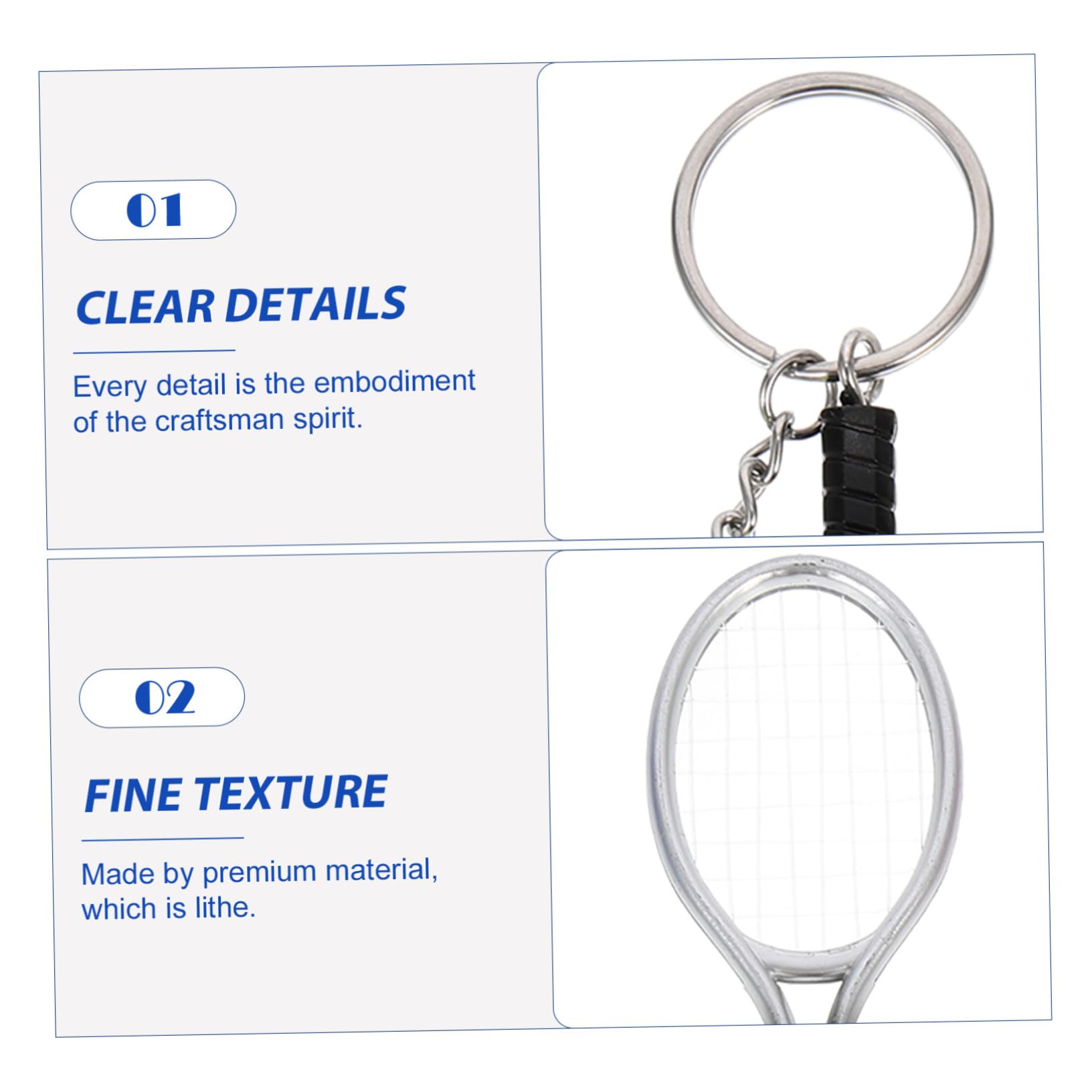 LIFKOME Portachiavi Da Tennis Portachiavi Dell'auto Portachiavi Sfusi Del Giocatore Di Tennis Portachiavi Multifunzione Portachiavi Pallavolo Uomini Di Tennis Pendente Plastica
