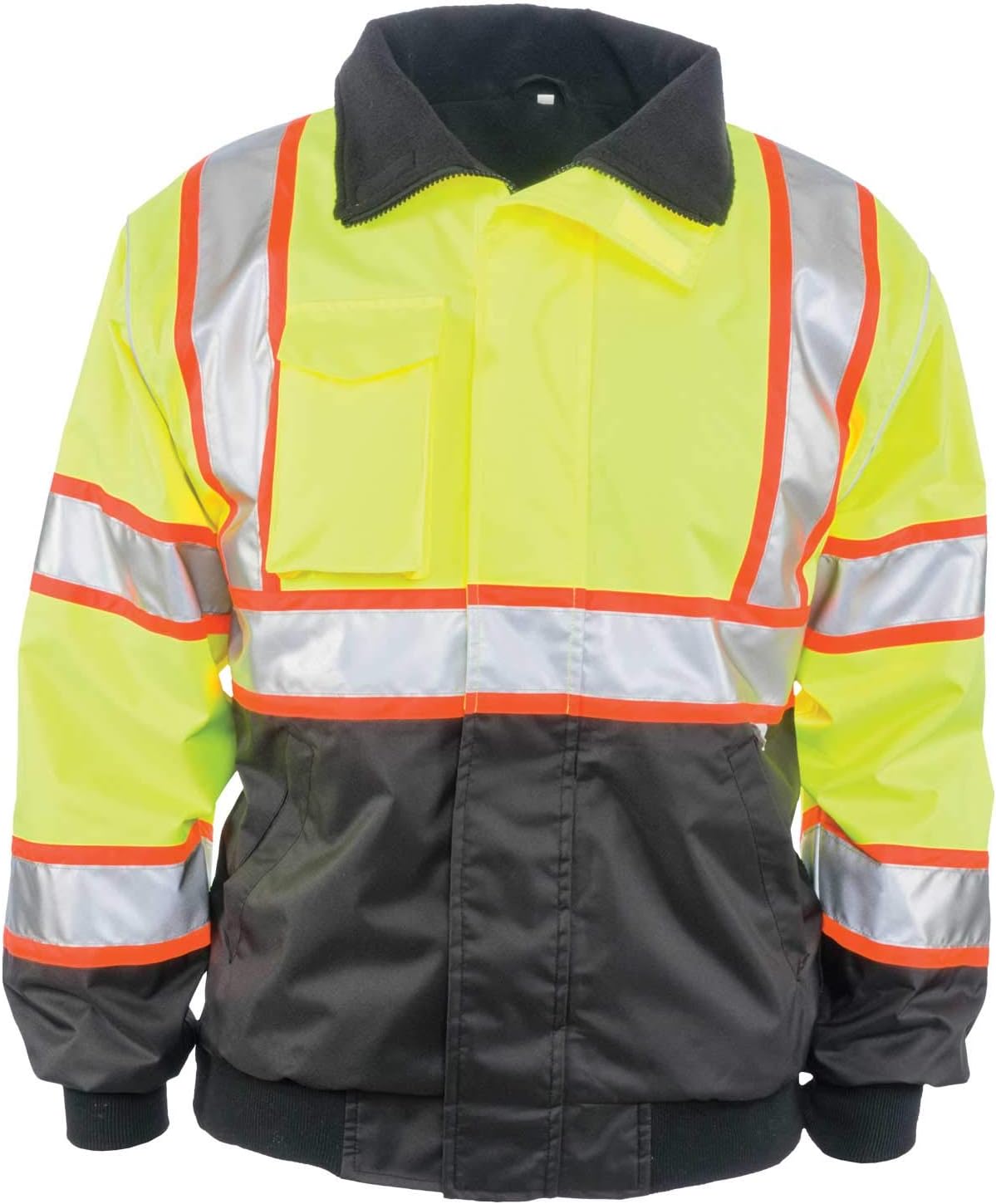 GAME Apparel - The Two-Tone Black Bottom Bomber Jacket, Style# 1385