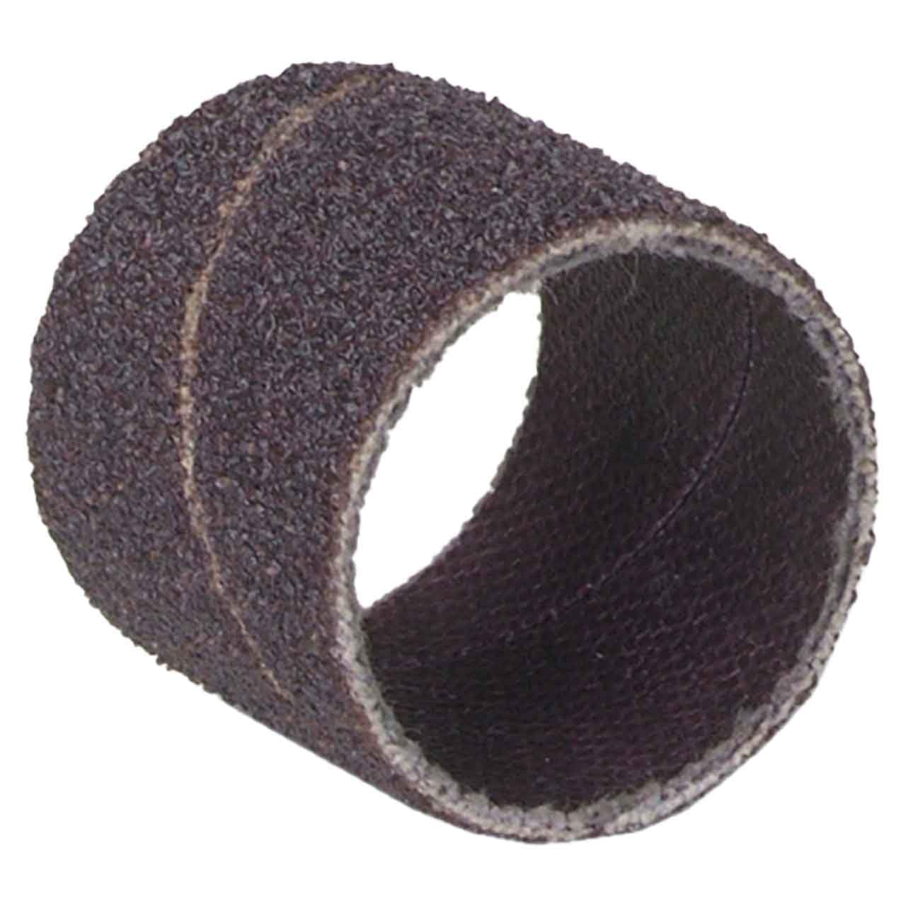 Merit Abrasive Spiral Band, Resin Bond, Aluminum Oxide, 1/2" Inside Diameter x 1/2" Width, Grit 120 (Pack of 25)