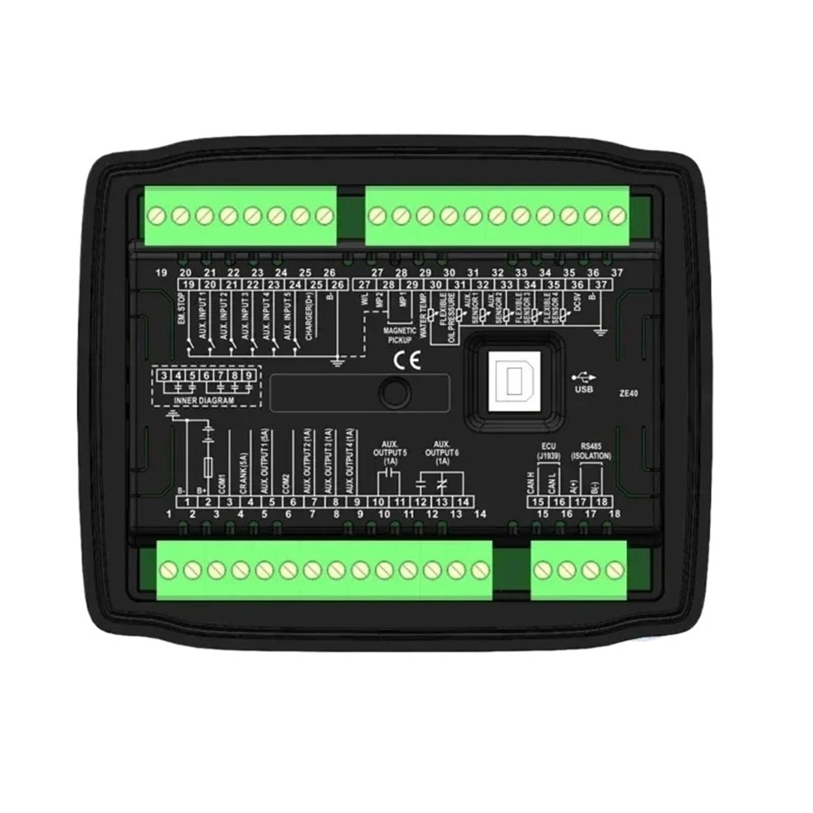 HEM4100 Auto Start Stop Electric Generator Engine Controller