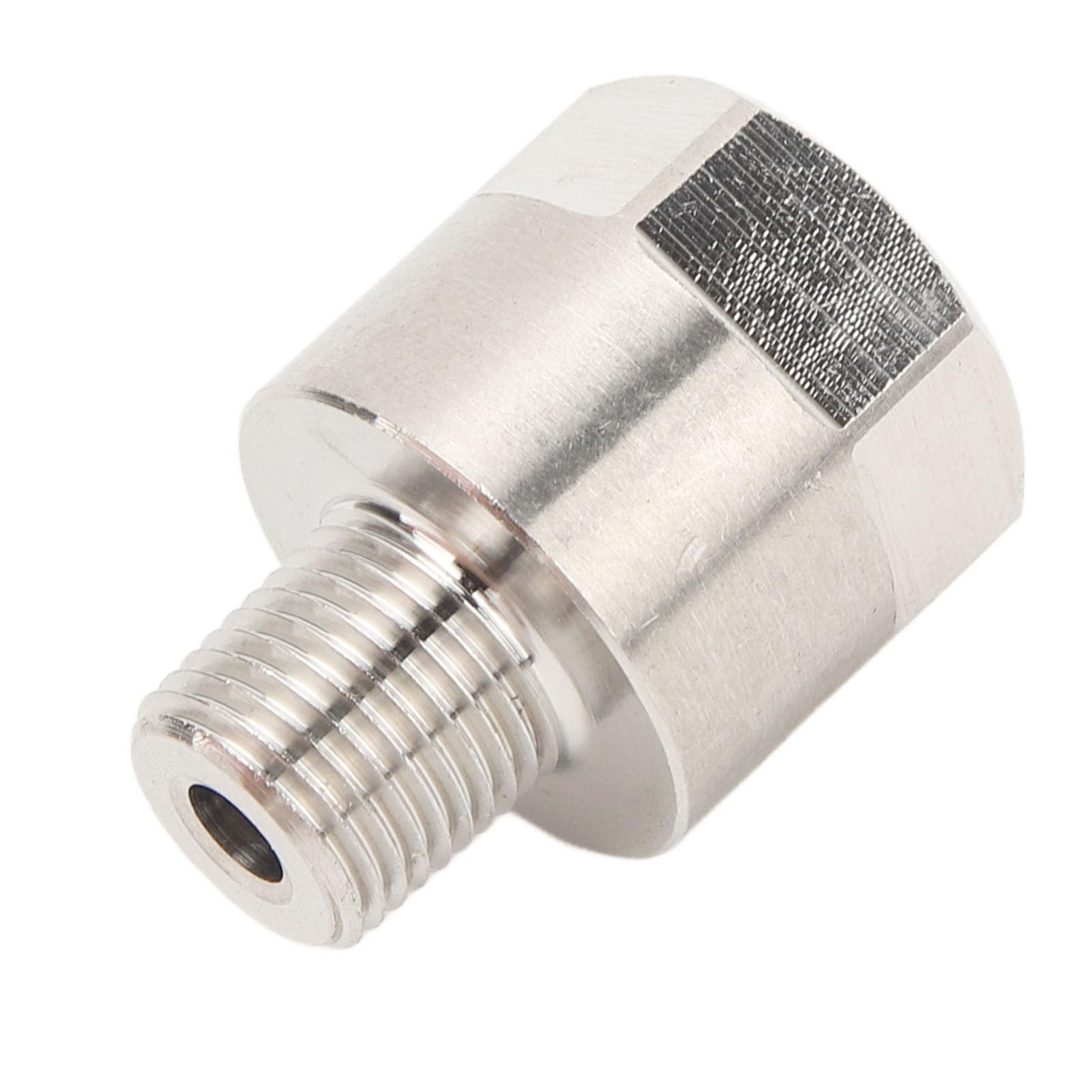 Adattatore per Manometro Olio 1/8 Pollici NPT Maschio M10x1.0 Femmina Acciaio Inossidabile Sensore Pressione Olio