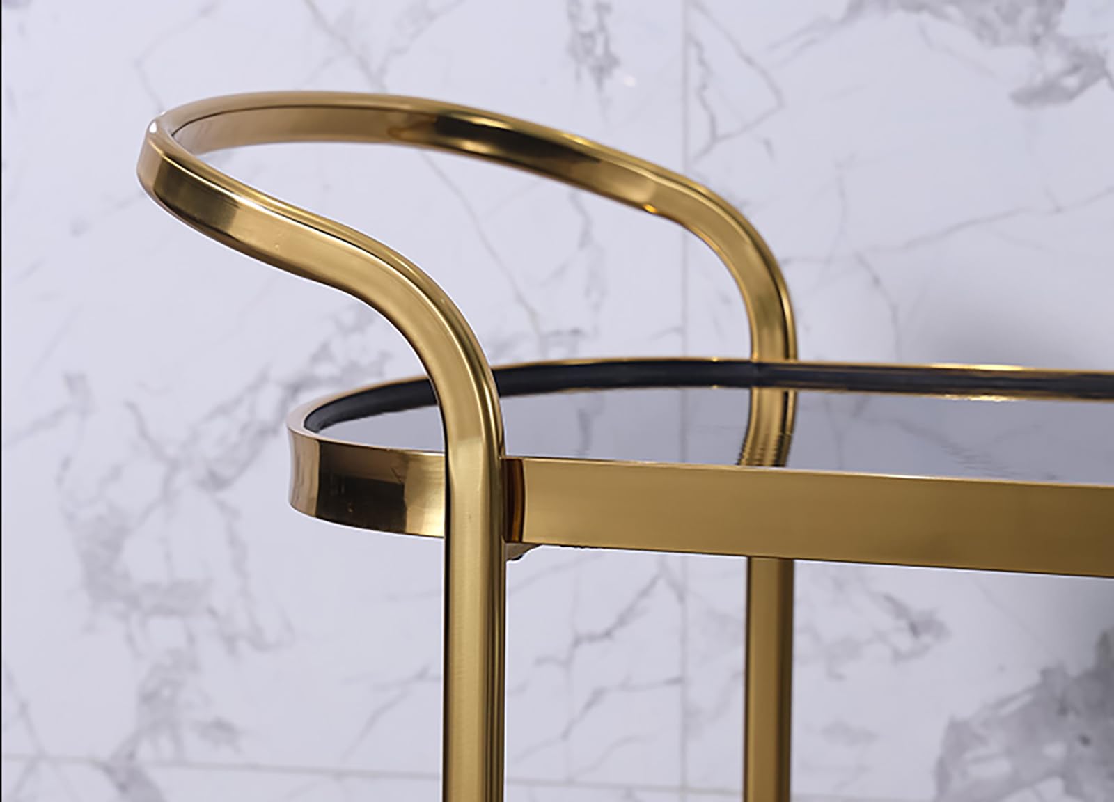 Carrello di servizio in acciaio inox con ruote bloccabili, design a doppia parete, ideale per ristoranti e uffici. 18 modelli disponibili.