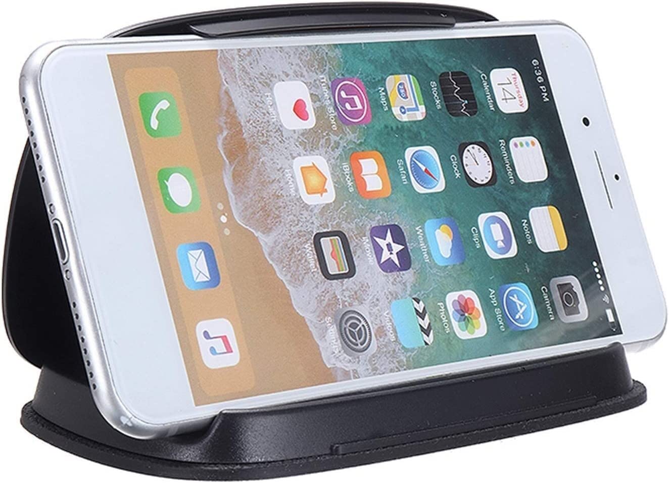 Porta Cellulare Auto, Supporto Universale per cruscotto per Auto Supporto per Culla Supporto Antiscivolo Adatto per Accessori Interni per Auto GPS Supporto Auto Universale