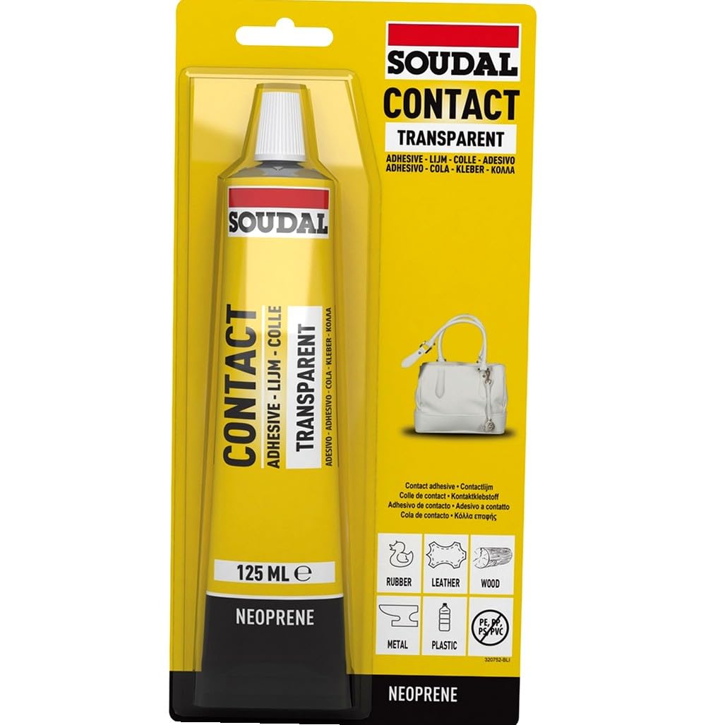 Soudal Contact Adhesive Transparent Transparent 125Ml 111567