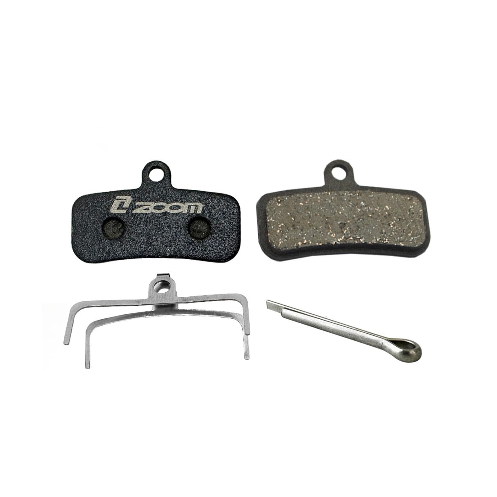 Zoom 4-tłokowe klocki hamulcowe do Zoom HB876E i kompatybilne z Shimano BR-M8120, BR-M7120, BR-M6120, BR-M8020, BR-M820, BR-M810, BR-M640, BR-MT520, BR-MT420 – półmetalowe okładziny zamienne do roweru