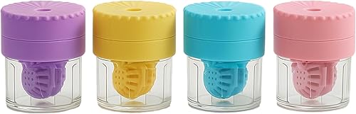 4 paquetes de limpiador de lentes de contacto para viajes a casa